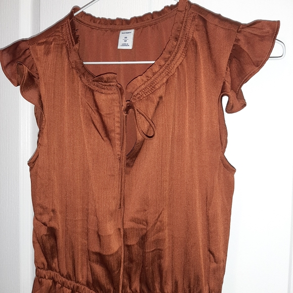 2/15 Golden brownish skater Dress new without tags - Picture 3 of 3